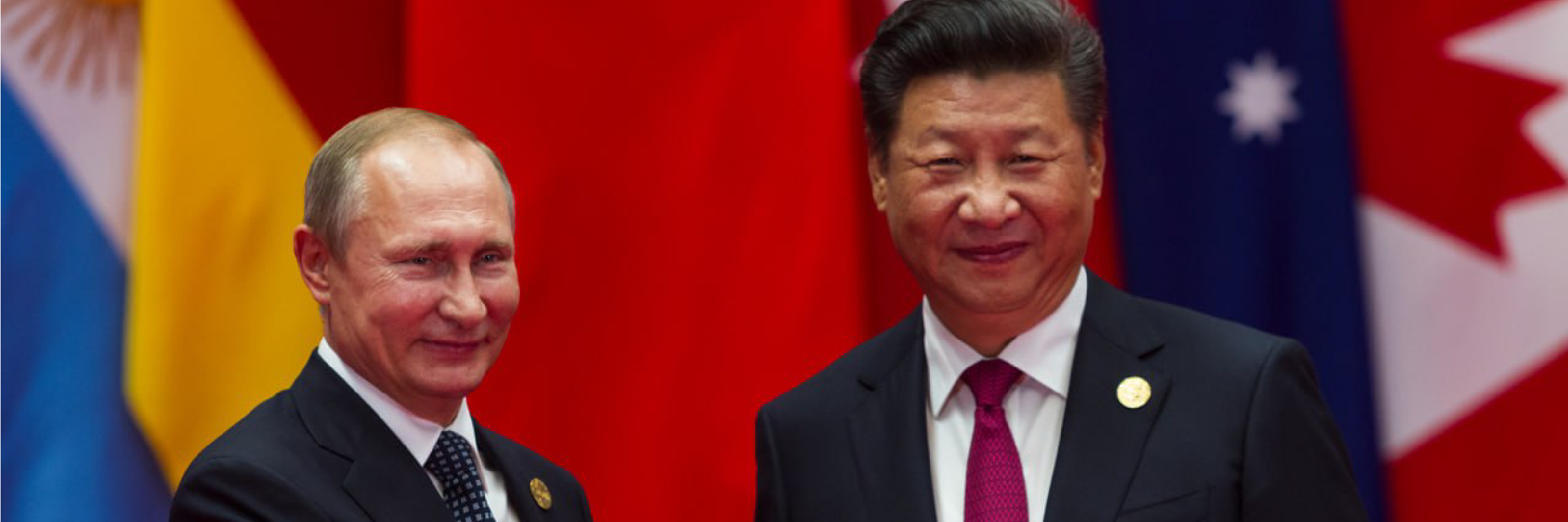 Der russische Präsident Wladimir Putin mit dem chinesischen Präsidenten Xi Jinping